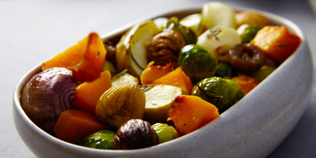 Roasted Vegetables with Chestnuts