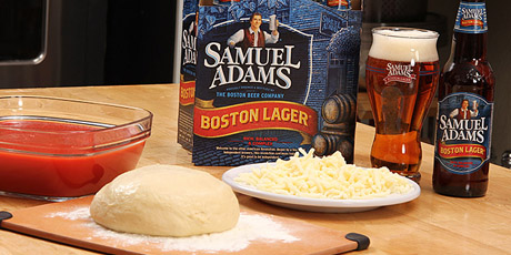 Samuel Adams Boston Lager-Infused Pizza Crust