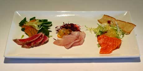 Sashimi Salad Trio