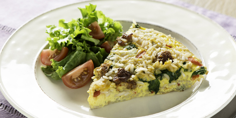 Sausage and Rice Frittata