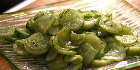 Sauteed Cucumber with Dill