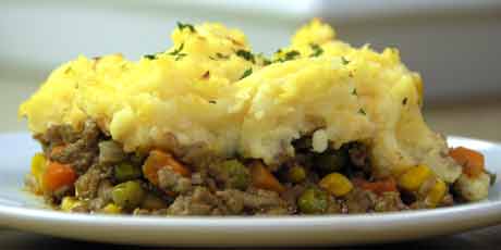 Shepherd's Pie with "Squashed" Potatoes