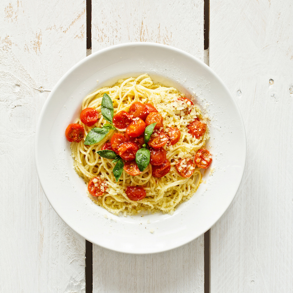 Spaghetti with Tomatoes and Parmesan