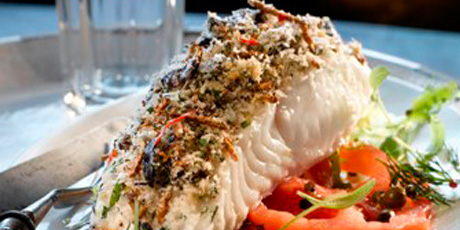 Spicy Herb Crusted Baked Fish