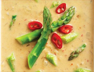 Spicy Thai Asparagus Soup