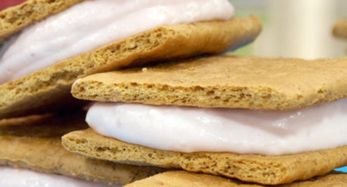 Strawberry Cream Sandwiches