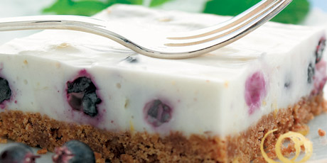 The Best Blueberry Vanilla No-Bake Cheesecake