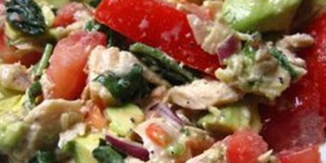 Tuna, Tomato &amp; Avocado Salad