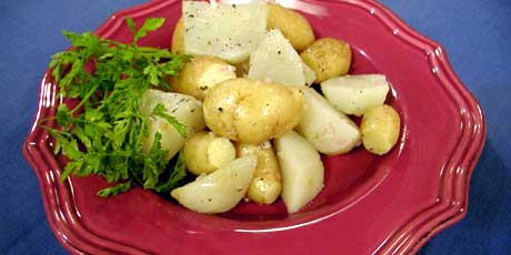 Warm Potato and Sunchoke Salad