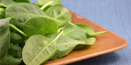 Warm Spinach Salad with Quinoa