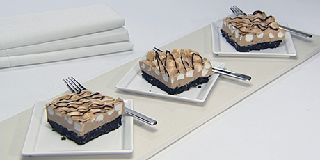 White Chocolate Bars with Mini Marshmallows