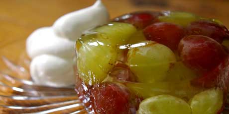 Wine Jelly with Grapes