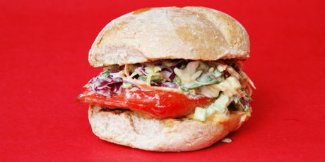 World-Famous Hot-Smoked Salmon Sandwich
