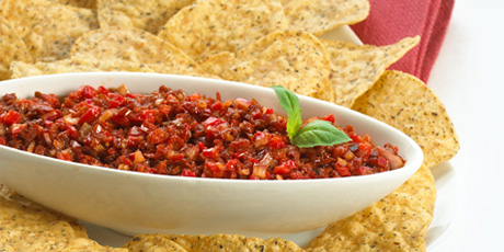 Sun-dried Tomato and Roasted Red Pepper Dip