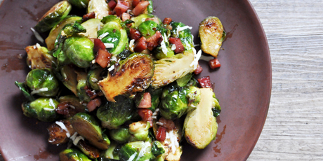 Brussels Sprouts with Pancetta and Parmesan