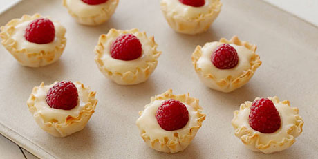 Raspberry Vanilla Tartlets