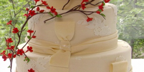 Cinnamon Vanilla Wedding Cake with Mexican Hot Chocolate Buttercream