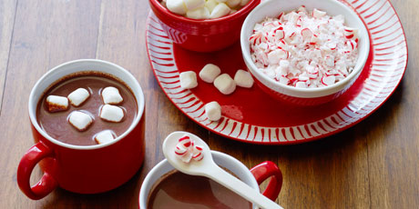 Slow-Cooker Peppermint Hot Chocolate