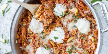 Best Easy Skinny Skillet Lasagna Recipes | Comfort Food | Food Network ...