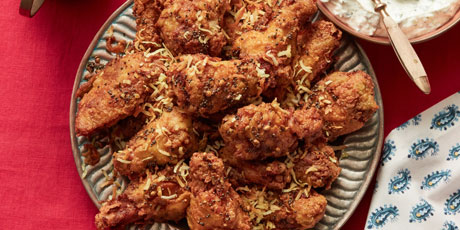 Extra-Crispy Indian Spiced Chicken Wings