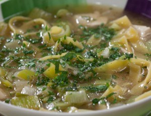 Leeky Chicken Soup