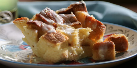 Challah Bread Pudding with Limoncello
