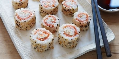 Everything Bagel Sushi Rolls