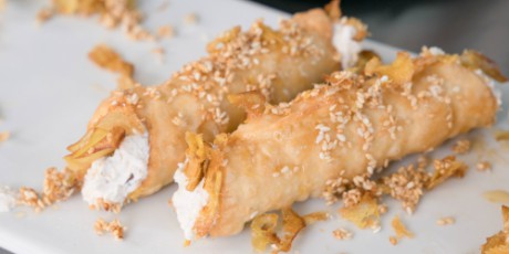 Sesame Cannoli with Ginger