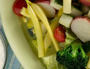 Summer Chopped Salad with Ranch Dressing