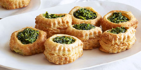 Cheese and Spinach Puff Pastry Pockets