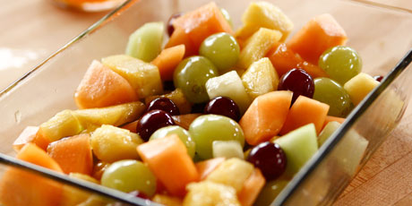 Fruit Salad with Spiced Honey and Thyme
