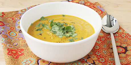 Curried Carrot and Sweet Potato Soup