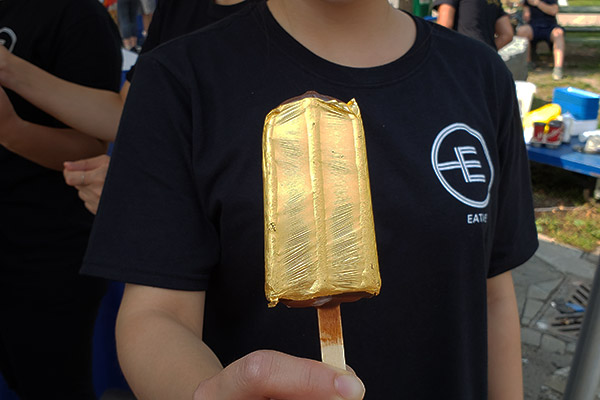 Gold Ice Cream by Eative