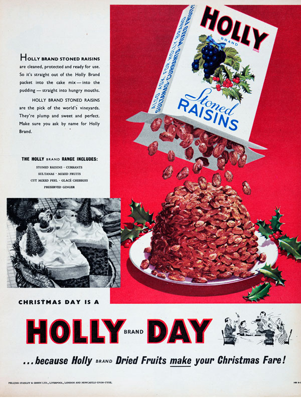 1955: Holly Brand Stoned Raisins