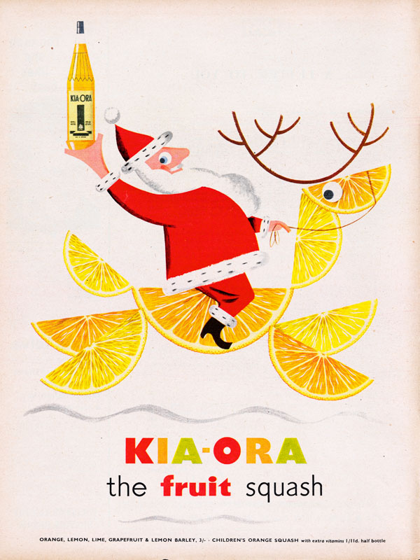 1954: Kia-Ora Fruit Drinks