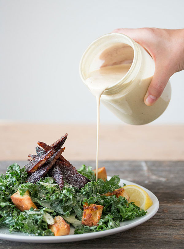 Kale Caesar salad recipe