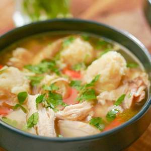 Watch: Molly Yeh Makes Her Cozy Chicken and Dumpling Soup