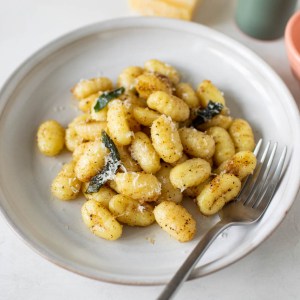 Pan Fried Gnocchi With Sage, Lemon, and Brown Butter