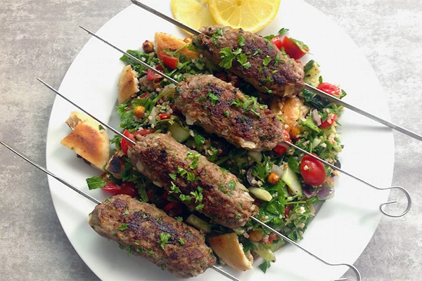 Grilled Lamb Kofta Kebab
