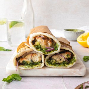You Need These Tangy, Herby Chicken Malai Tikka Rolls