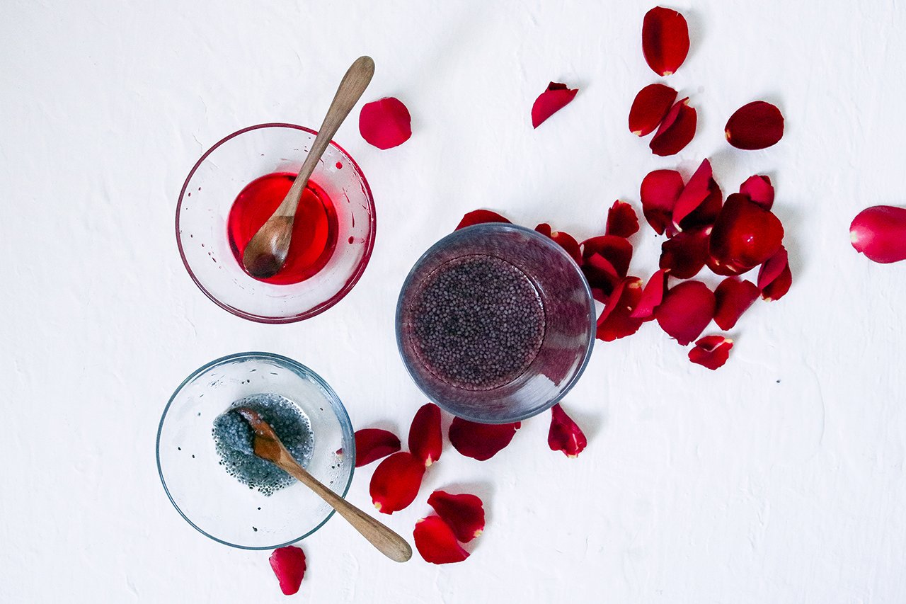 Enjoy This Chilled Rose Cooler with Basil Seeds for Ramadan