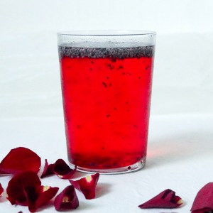 Enjoy This Chilled Rose Cooler with Basil Seeds for Ramadan