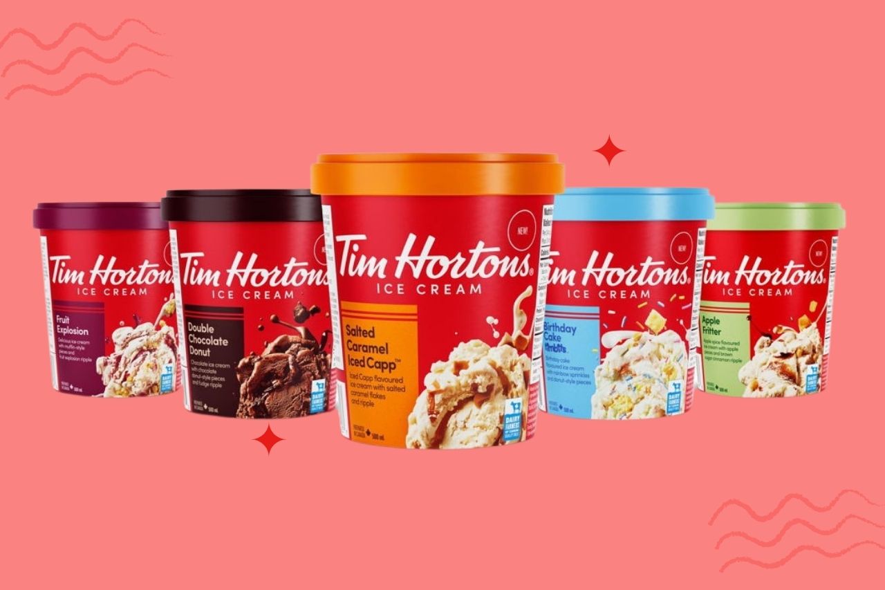 Tim Hortons Ice Cream pints