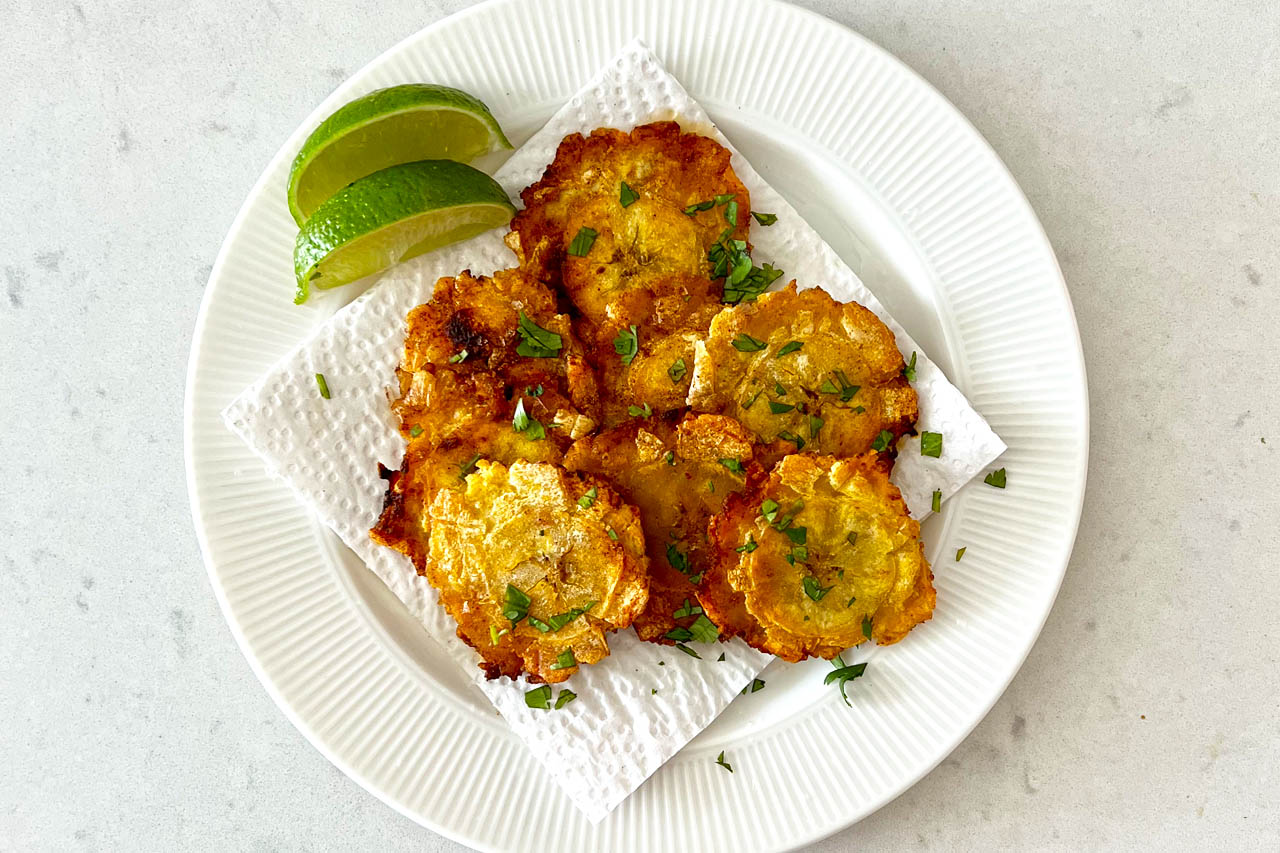 Air Fryer Colombian plantains