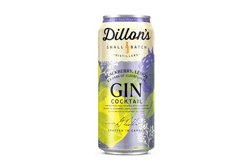 Dillon's Blackberry, Lemon & A Dash Of Elderflower Gin Cocktail