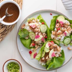 Spicy Jerk Shrimp Larb Inspired By Last Chance Kitchen
