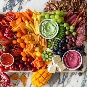 A Gorgeous Rainbow Snack Board for Pride Month