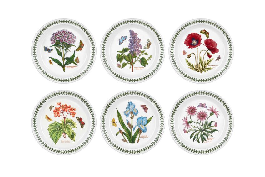 Six botanical plates