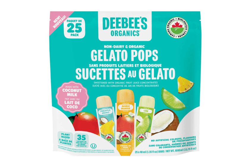 Deebee's Organics Gelato Pops