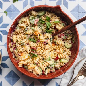 You'll Never Guess This Creamy Pasta Salad is Vegan